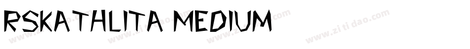 RSKathlita Medium字体转换